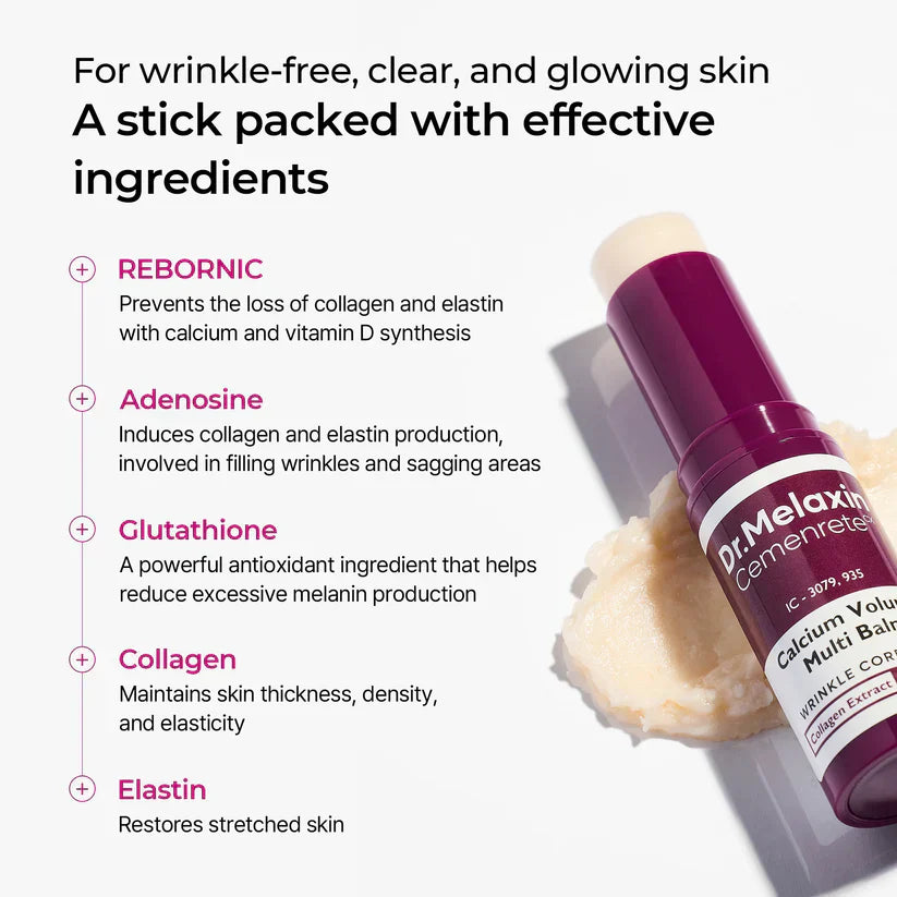 Dr Melaxin™ Calcium Firming Multi Balm – Anti-Aging & Wrinkle Treatment
